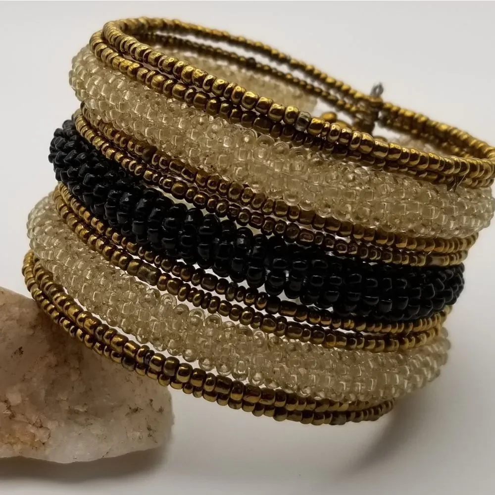 Sultan sunset multi toned bracelet cuff. OFL